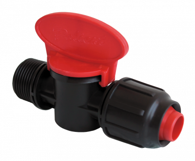 Кран для капельного полива 16 x 3/4" НР (Poliext 07060010)