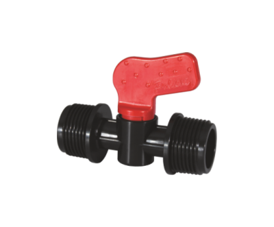 Кран для капельного полива 3/4" НР x 1/2" НР (Poliext 07300020)