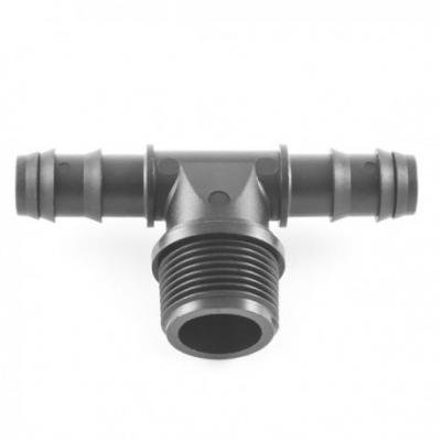Тройник для капельного полива 16 x 3/4" НР x 16 (Plast Project 2954.016D)