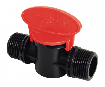 Кран для капельного полива 3/4" НР x 1/2" НР (Poliext 07050050)